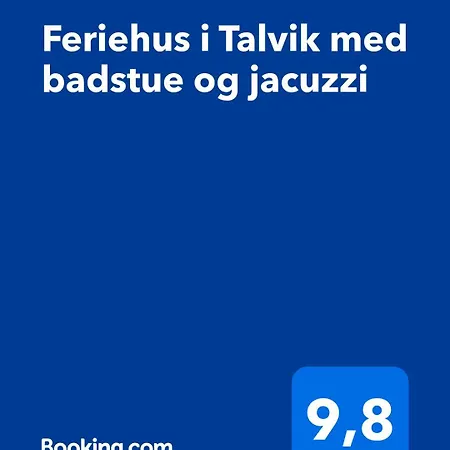I Talvik Med Badstue Og Jacuzzi Alta